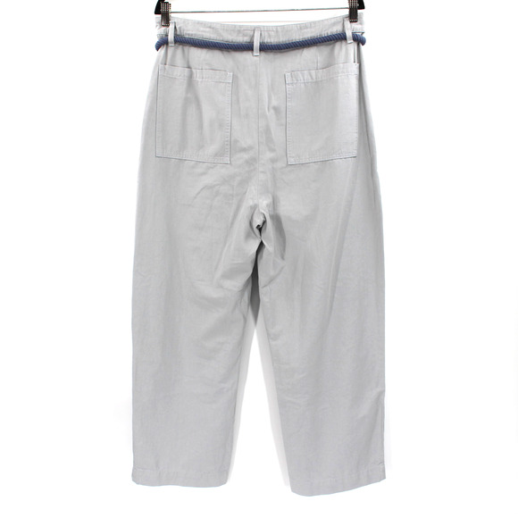 The Great. The Voyager Pants NEW Washed Out Blue Rope Belt Utility Cropped Sz 29 - Picture 3 of 6